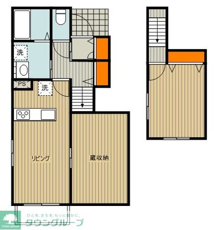 ファビラスハウスA棟の物件間取画像